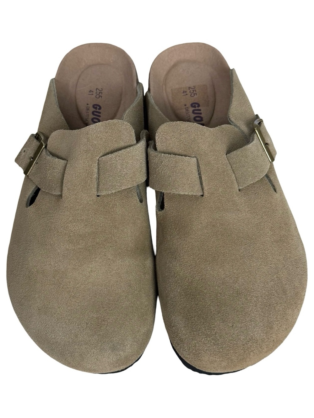 Guoluofei Deutschland and design Suede Slip On Arch Support Clogs NWOB Mules 10